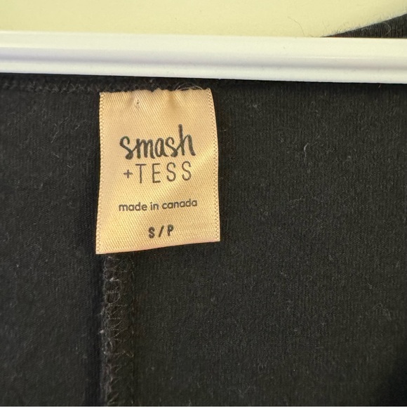 Smash + Tess Friday Romper Black V-Neck Long Sleeve One Piece Size Small - Picture 5 of 16